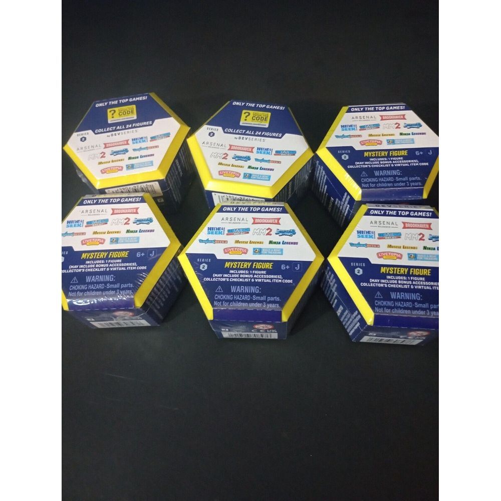 (6 Pack) Roblox DevSeries Blind Mystery Figure Series‎ 2  Virtual Item Code